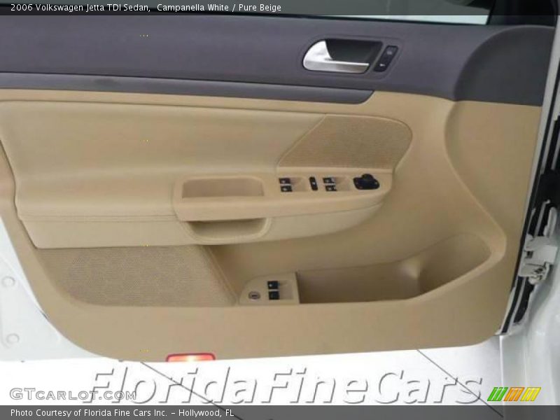 Campanella White / Pure Beige 2006 Volkswagen Jetta TDI Sedan