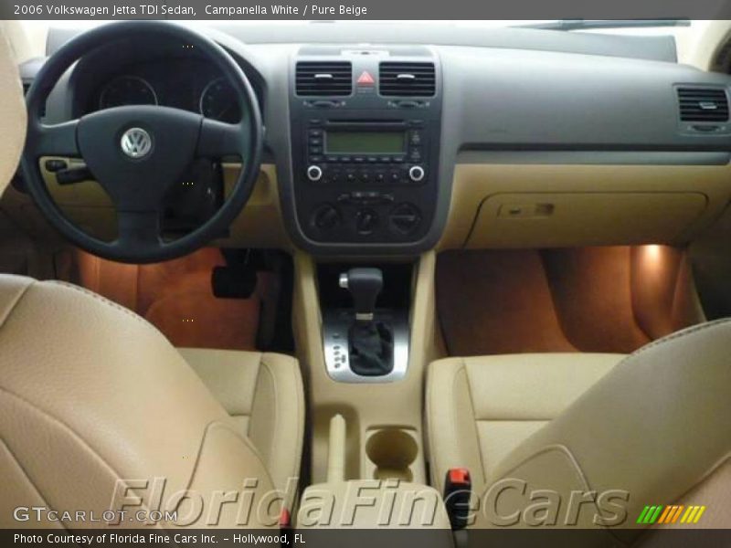Campanella White / Pure Beige 2006 Volkswagen Jetta TDI Sedan