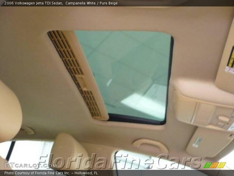 Campanella White / Pure Beige 2006 Volkswagen Jetta TDI Sedan