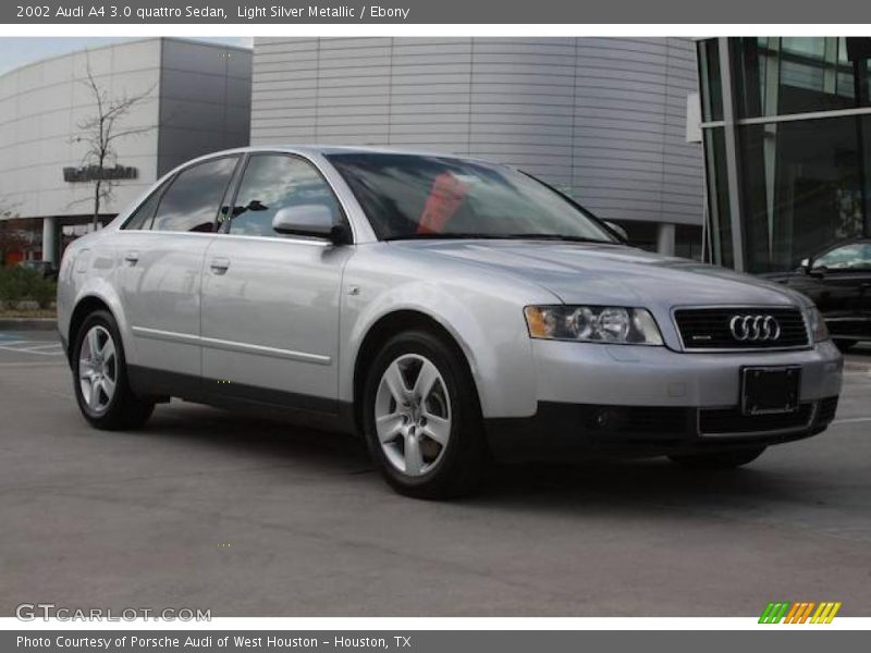 Light Silver Metallic / Ebony 2002 Audi A4 3.0 quattro Sedan