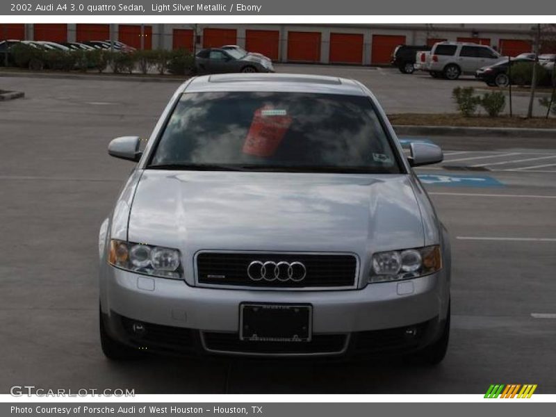 Light Silver Metallic / Ebony 2002 Audi A4 3.0 quattro Sedan