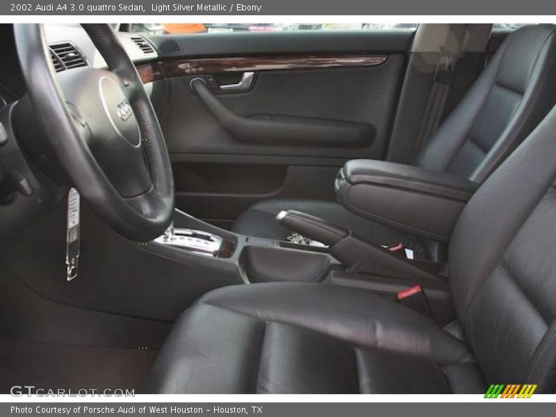Light Silver Metallic / Ebony 2002 Audi A4 3.0 quattro Sedan