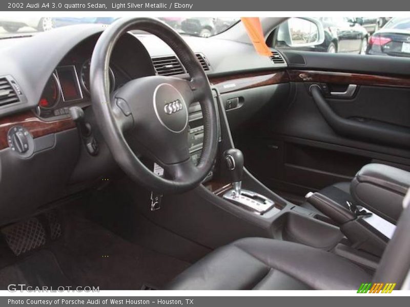Light Silver Metallic / Ebony 2002 Audi A4 3.0 quattro Sedan