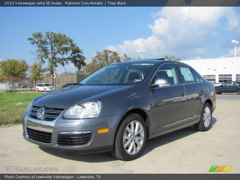 Platinum Grey Metallic / Titan Black 2010 Volkswagen Jetta SE Sedan