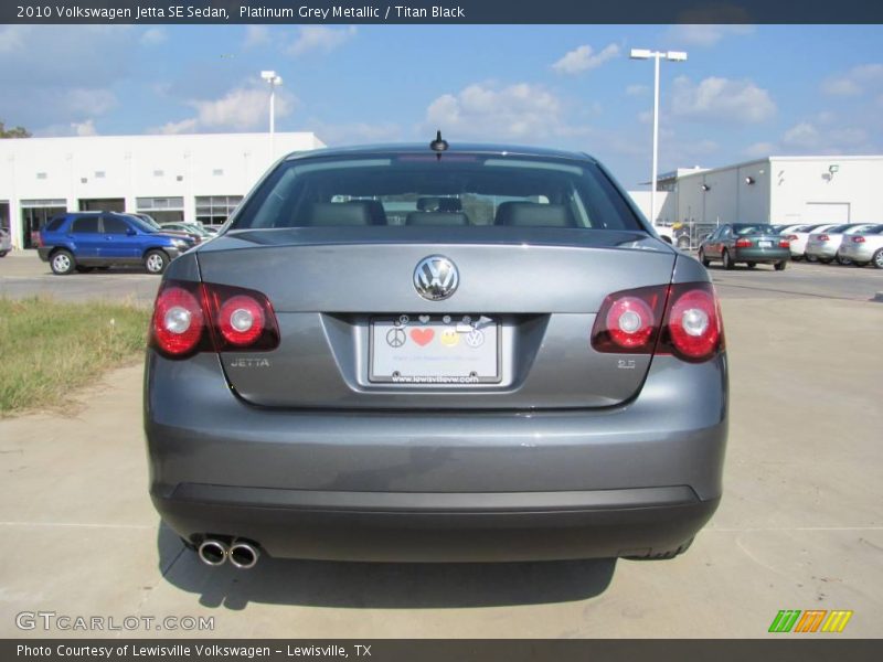 Platinum Grey Metallic / Titan Black 2010 Volkswagen Jetta SE Sedan