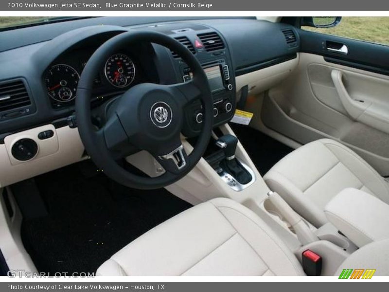 Blue Graphite Metallic / Cornsilk Beige 2010 Volkswagen Jetta SE Sedan