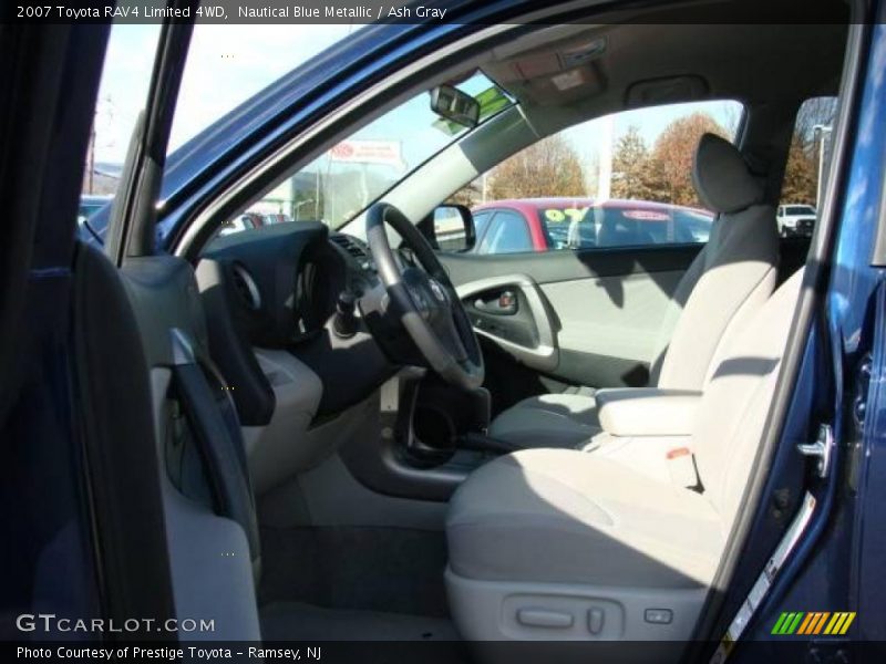 Nautical Blue Metallic / Ash Gray 2007 Toyota RAV4 Limited 4WD