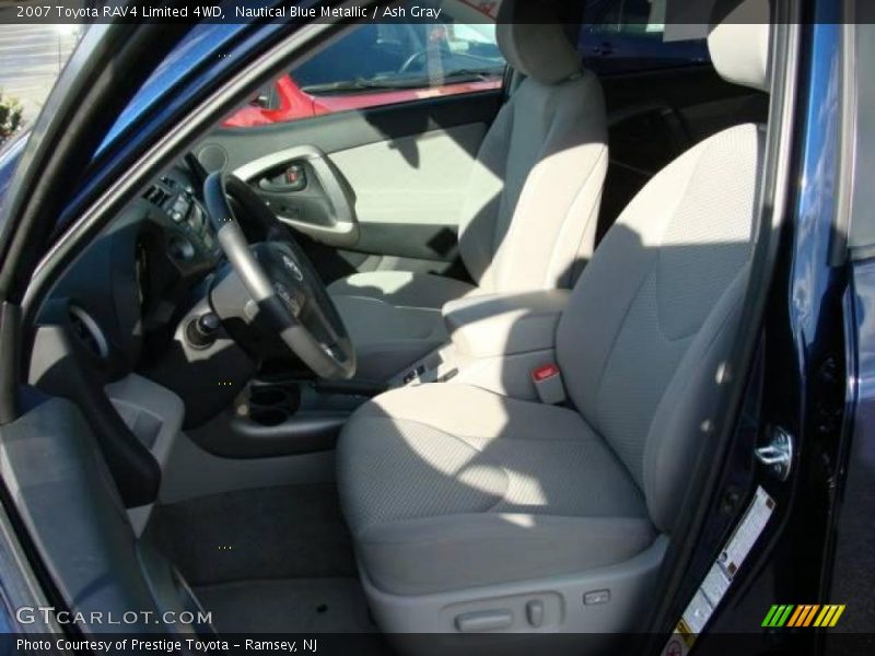 Nautical Blue Metallic / Ash Gray 2007 Toyota RAV4 Limited 4WD