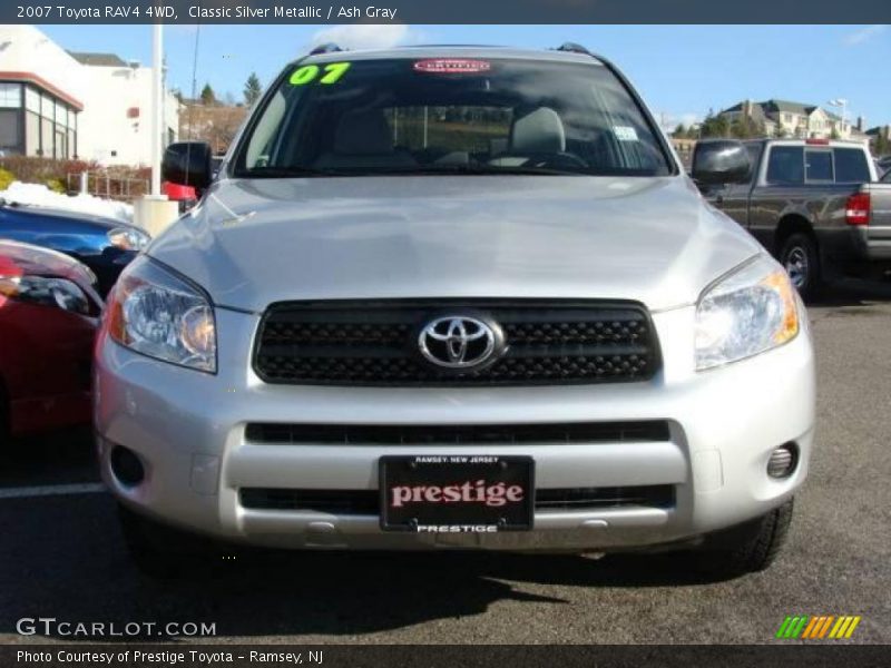 Classic Silver Metallic / Ash Gray 2007 Toyota RAV4 4WD