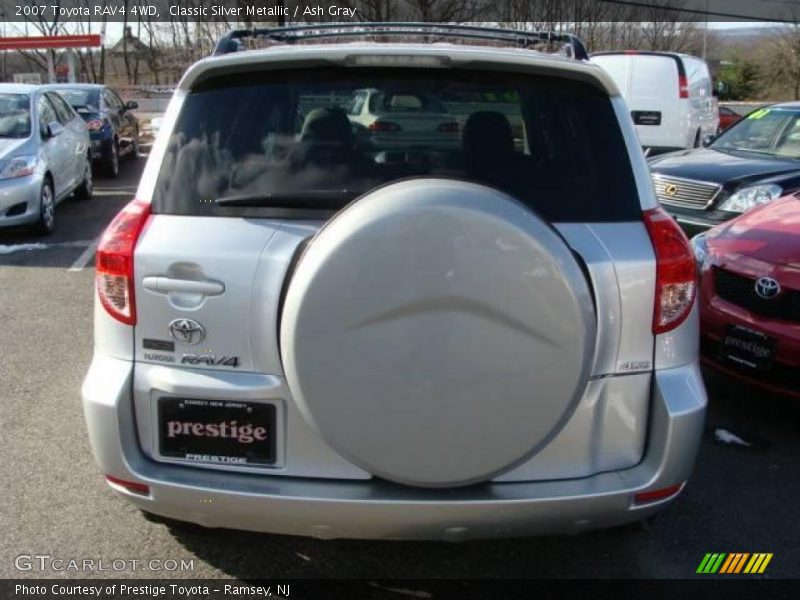 Classic Silver Metallic / Ash Gray 2007 Toyota RAV4 4WD