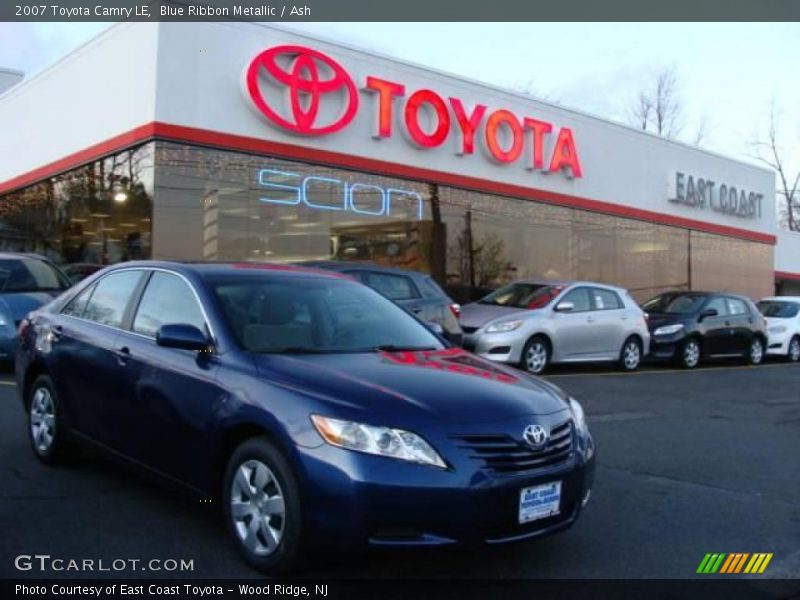 Blue Ribbon Metallic / Ash 2007 Toyota Camry LE