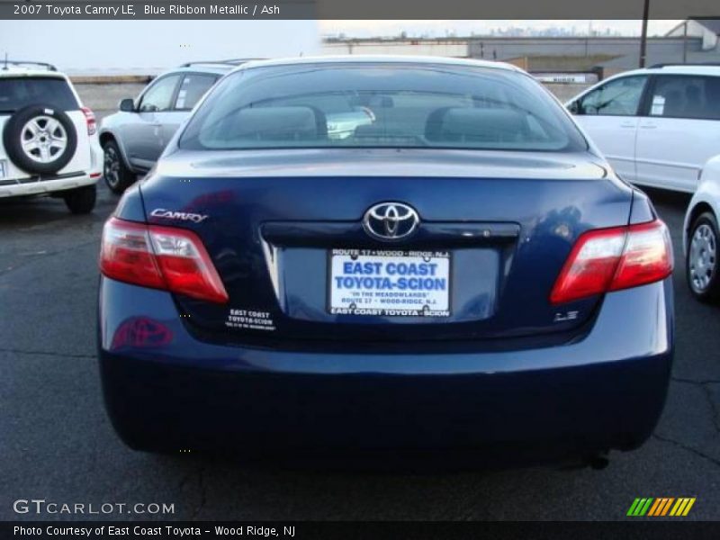 Blue Ribbon Metallic / Ash 2007 Toyota Camry LE