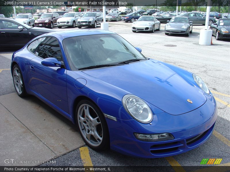 Blue Metallic Paint to Sample / Black 2006 Porsche 911 Carrera S Coupe