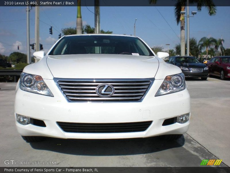 Starfire Pearl / Black 2010 Lexus LS 460