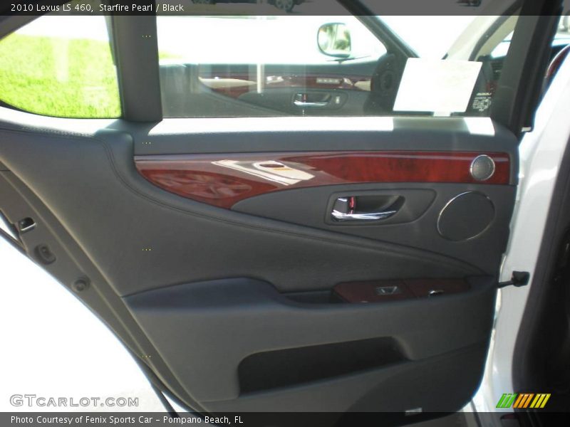 Starfire Pearl / Black 2010 Lexus LS 460