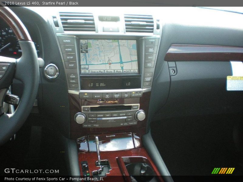 Starfire Pearl / Black 2010 Lexus LS 460