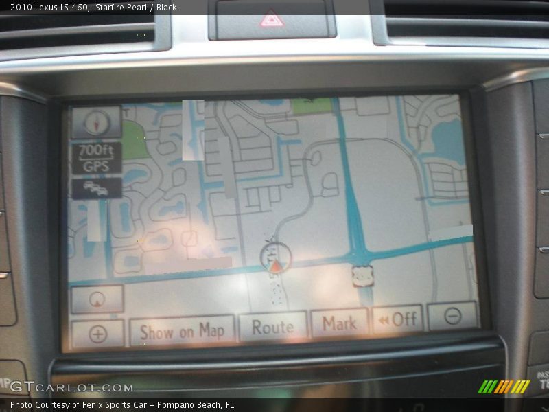 Starfire Pearl / Black 2010 Lexus LS 460