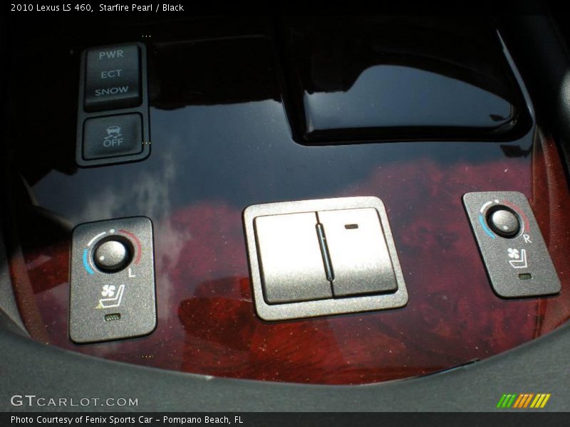Starfire Pearl / Black 2010 Lexus LS 460