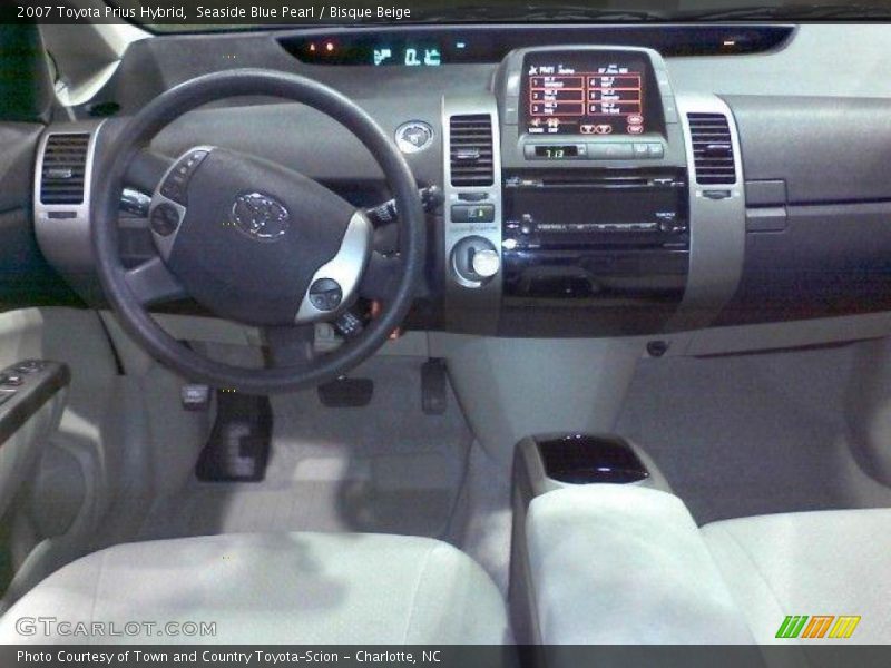 Seaside Blue Pearl / Bisque Beige 2007 Toyota Prius Hybrid