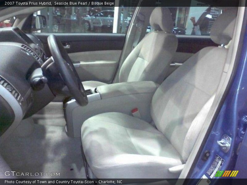 Seaside Blue Pearl / Bisque Beige 2007 Toyota Prius Hybrid