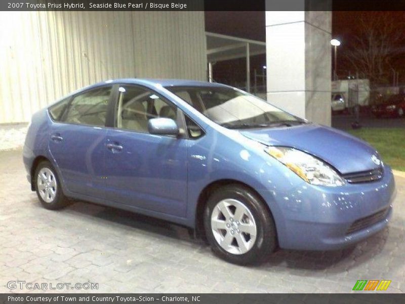 Seaside Blue Pearl / Bisque Beige 2007 Toyota Prius Hybrid