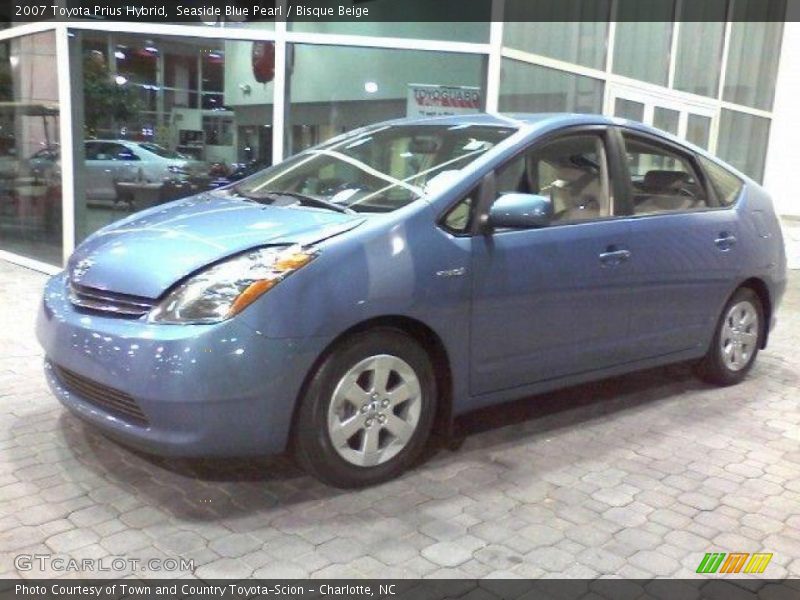 Seaside Blue Pearl / Bisque Beige 2007 Toyota Prius Hybrid