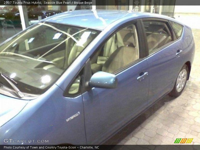 Seaside Blue Pearl / Bisque Beige 2007 Toyota Prius Hybrid