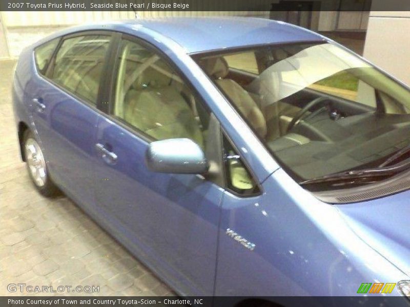 Seaside Blue Pearl / Bisque Beige 2007 Toyota Prius Hybrid