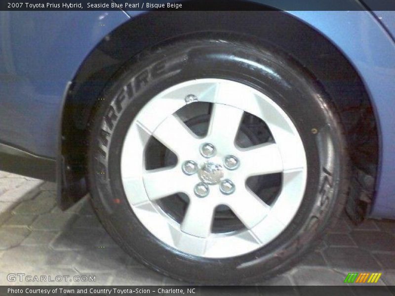 Seaside Blue Pearl / Bisque Beige 2007 Toyota Prius Hybrid