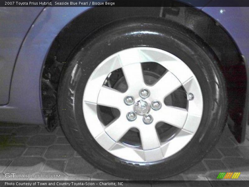 Seaside Blue Pearl / Bisque Beige 2007 Toyota Prius Hybrid