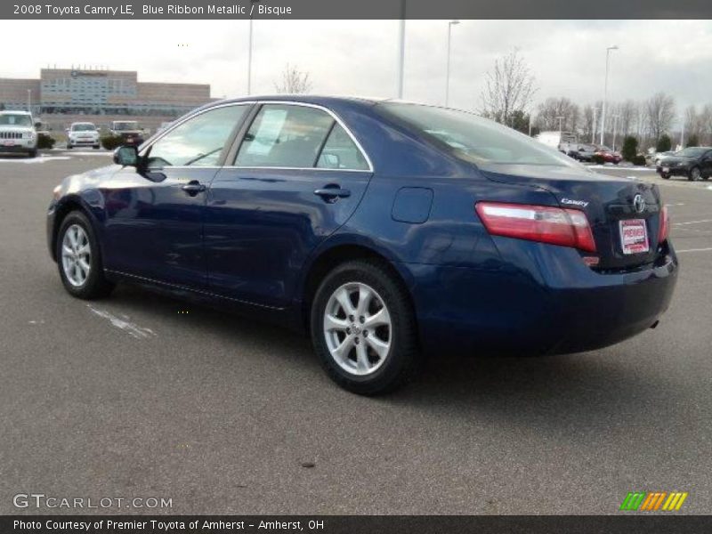 Blue Ribbon Metallic / Bisque 2008 Toyota Camry LE