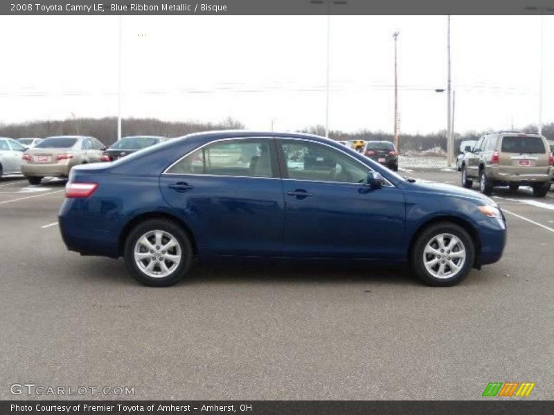 Blue Ribbon Metallic / Bisque 2008 Toyota Camry LE
