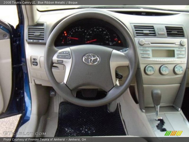 Blue Ribbon Metallic / Bisque 2008 Toyota Camry LE