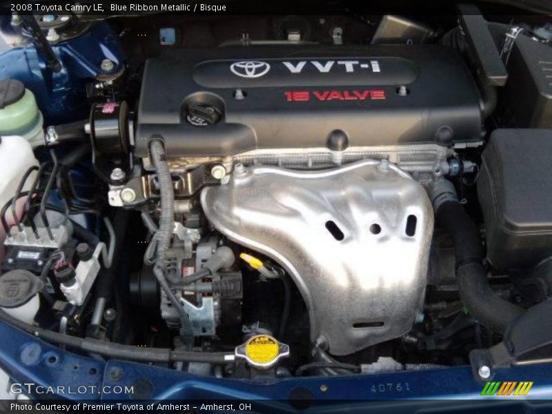 Blue Ribbon Metallic / Bisque 2008 Toyota Camry LE