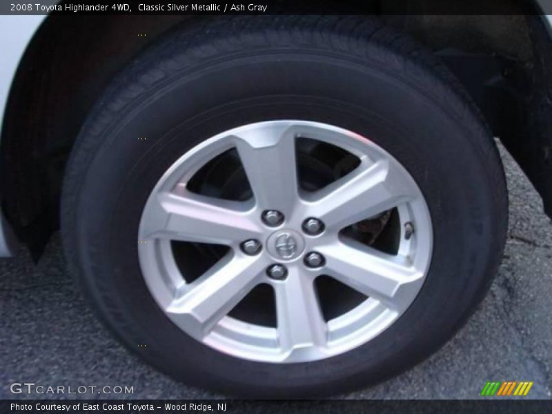 Classic Silver Metallic / Ash Gray 2008 Toyota Highlander 4WD