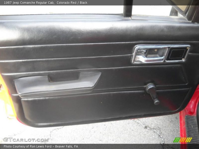 Colorado Red / Black 1987 Jeep Comanche Regular Cab