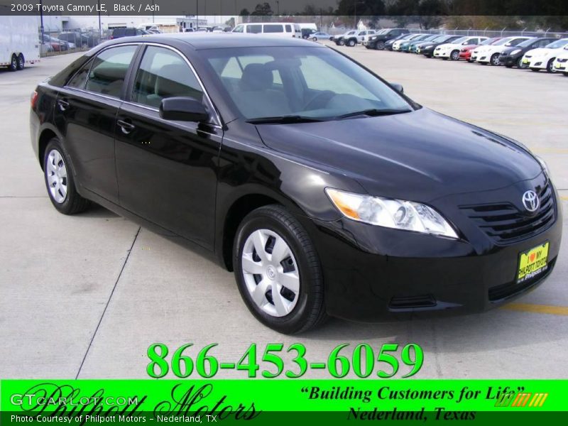 Black / Ash 2009 Toyota Camry LE