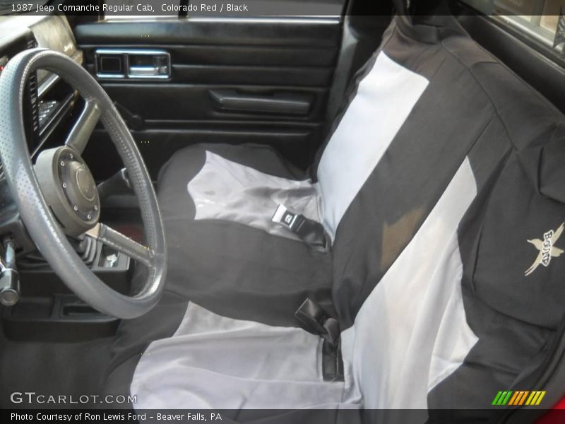 Colorado Red / Black 1987 Jeep Comanche Regular Cab