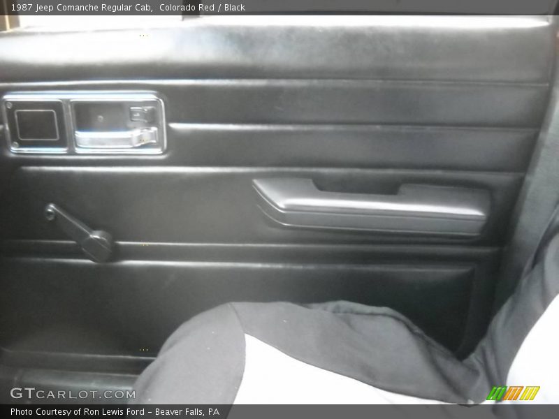 Colorado Red / Black 1987 Jeep Comanche Regular Cab