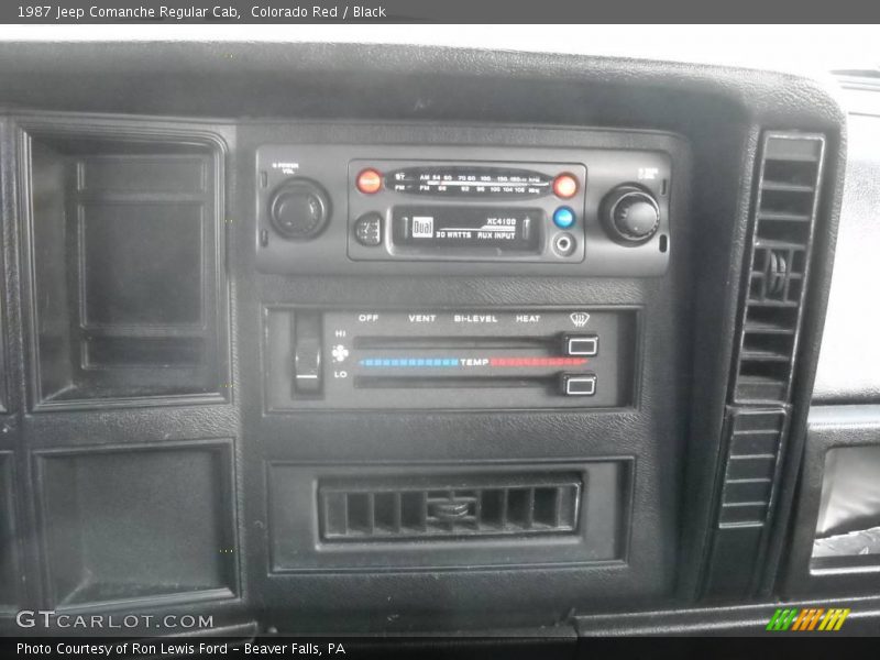 Colorado Red / Black 1987 Jeep Comanche Regular Cab