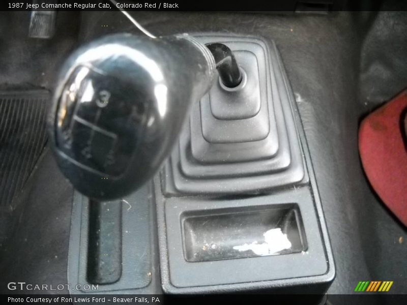 Colorado Red / Black 1987 Jeep Comanche Regular Cab