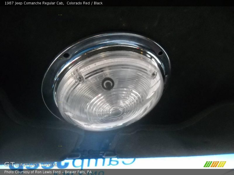 Colorado Red / Black 1987 Jeep Comanche Regular Cab