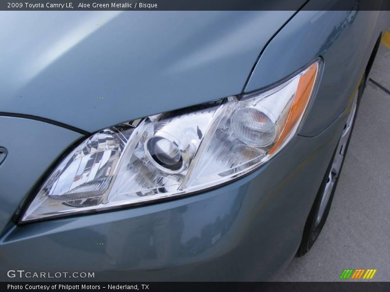 Aloe Green Metallic / Bisque 2009 Toyota Camry LE