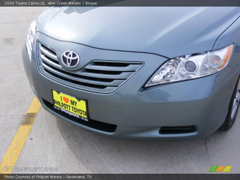 Aloe Green Metallic / Bisque 2009 Toyota Camry LE