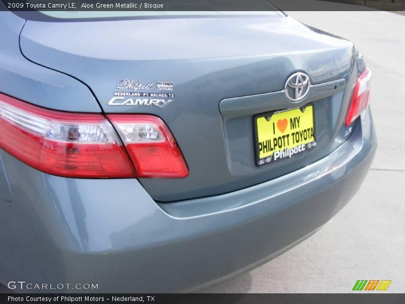 Aloe Green Metallic / Bisque 2009 Toyota Camry LE