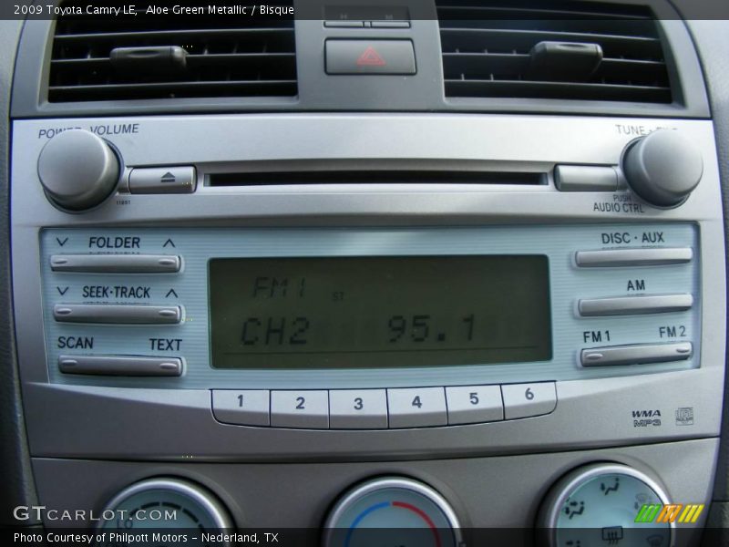 Aloe Green Metallic / Bisque 2009 Toyota Camry LE
