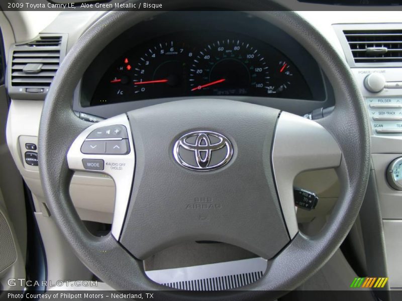 Aloe Green Metallic / Bisque 2009 Toyota Camry LE