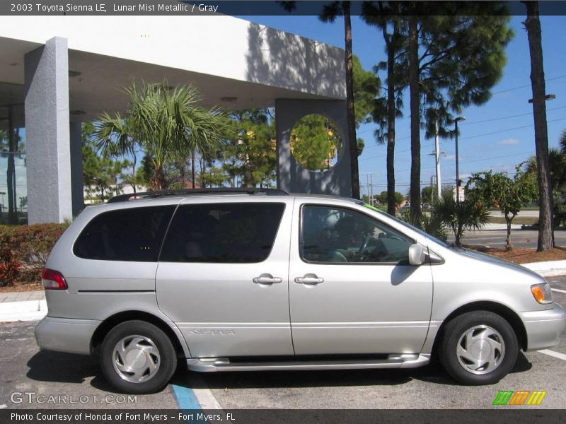 Lunar Mist Metallic / Gray 2003 Toyota Sienna LE