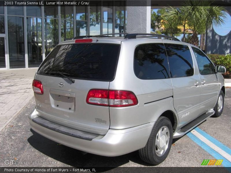 Lunar Mist Metallic / Gray 2003 Toyota Sienna LE