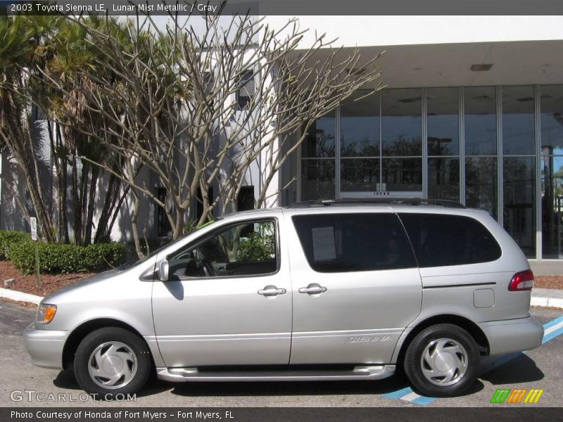 Lunar Mist Metallic / Gray 2003 Toyota Sienna LE